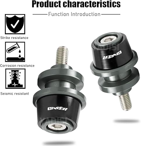 Miniatura 2 de Para GIXXER 250 SF 150 125 GIXXER 250SF 2018-2022 2023 Accesorios de motocicleta CNC Carretes basculantes Tornillos de soporte deslizante