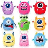Libima 9 Pcs Mini Stuffed Animals Bulk Small Plushies, Fluffy Monsters