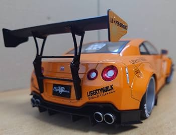 Amazon | 1/18 日産 R35 GT-R リバティーウォーク オレンジ LBWORKS