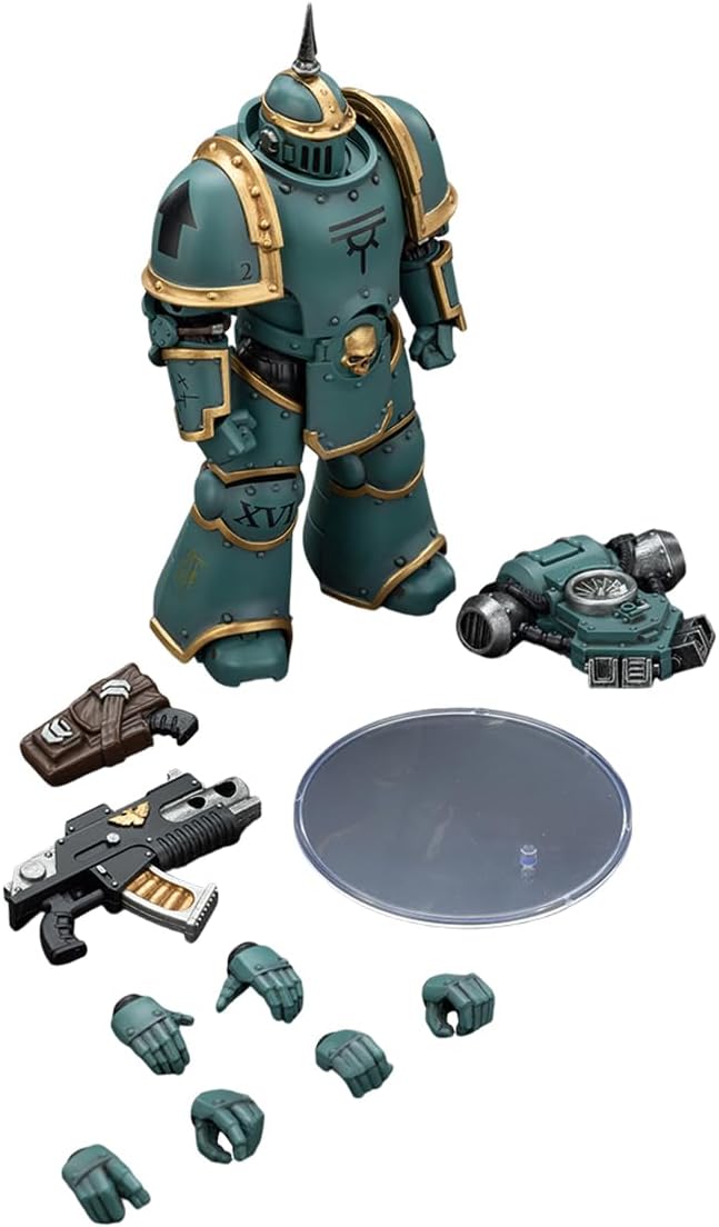 JOYTOY Warhammer 40,000 The Horus Heresy 1/18 Action Figure Sons of Horus MK III Tactical Legionary Collection Model Birthday Gifts