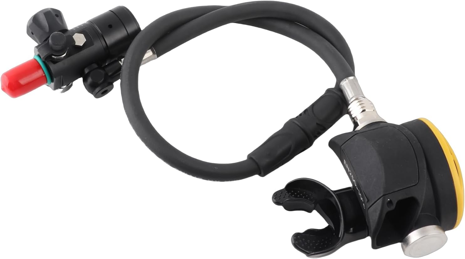 Breathing Scuba Valve Aluminum Alloy S400, Diving Oxygen Cylinder Valve with Pressure Gauge and Explosion - Proof Safety Design for Scuba Diving Equipment