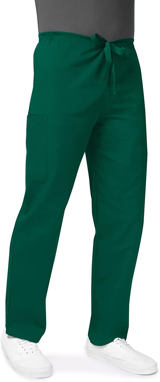 Adar Universal Unisex Scrubs - Drawstring Tapered Leg Scrub Pants