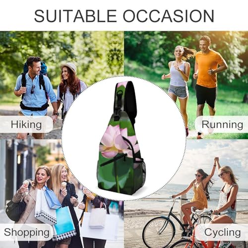 Bolso tipo cruzado casual para viaje y senderismo miniatura 6