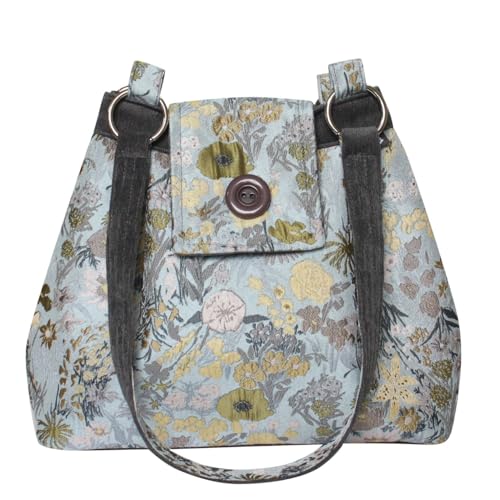Sac à bandoulière jacquard floral Earth Squared pour ne plus manquer de place en voyage