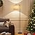 60" Floor Lamps with 3 Color Temperatures, Adjustable Grey Shade with Black Pole, Tall Lamps for Living Room, Bedroom, Office, Classroom, Dorm Room - 9W Bulb Included