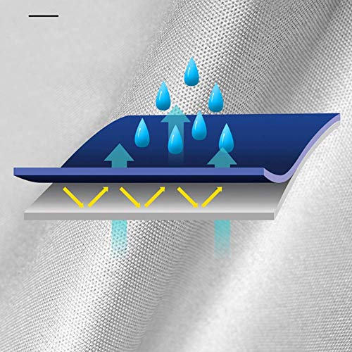 Parasol excentré rectangle 2.5x2.5m CLSDRZC imperméable anti-UV pour extérieur