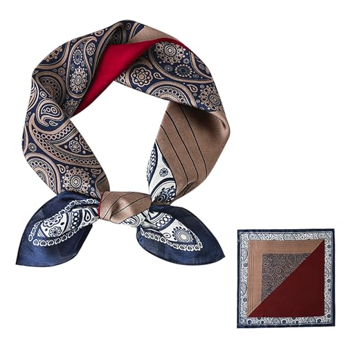 Silk Feeling Hair Scarf Bandanas for Women 27.5