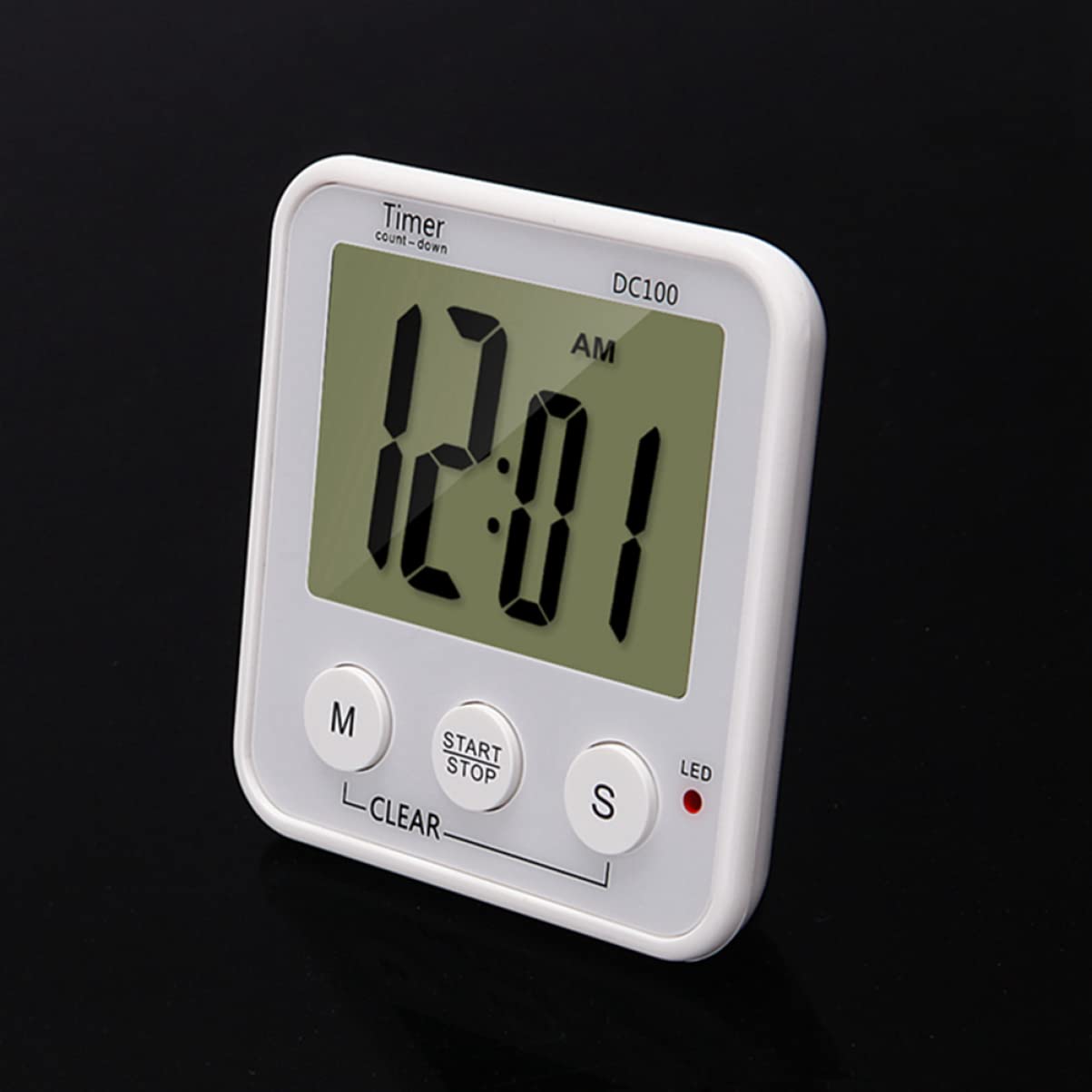 Amosfun 2 Piezas Temporizador de Cocina Digital Kitchen Timer cronometro Digital cronometros Deportivos Egg Timer Temporizador de Escritorio cronómetro Contador regresivo