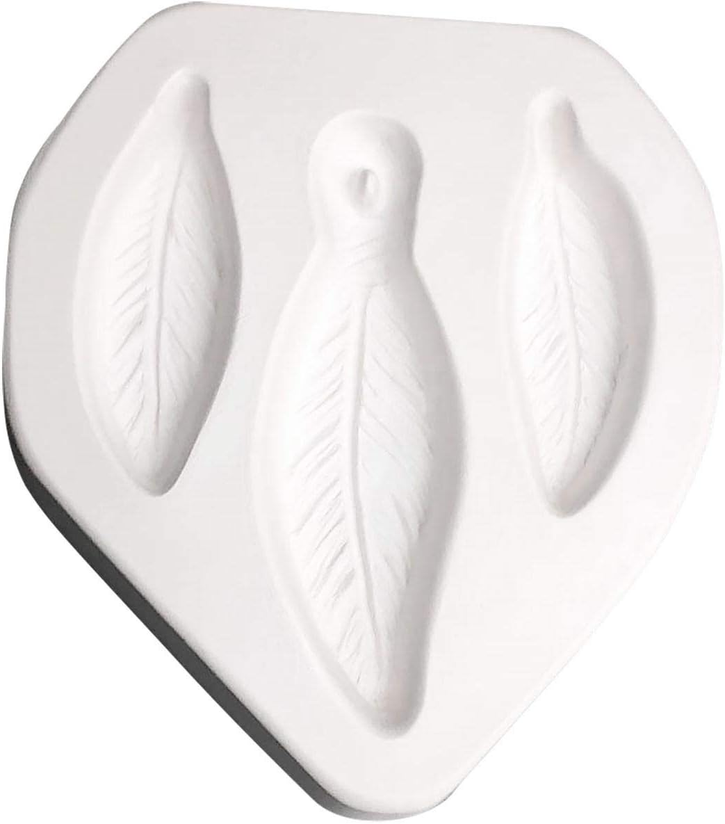 Feather Trio Jewelry Casting Mold for Glass Fusing