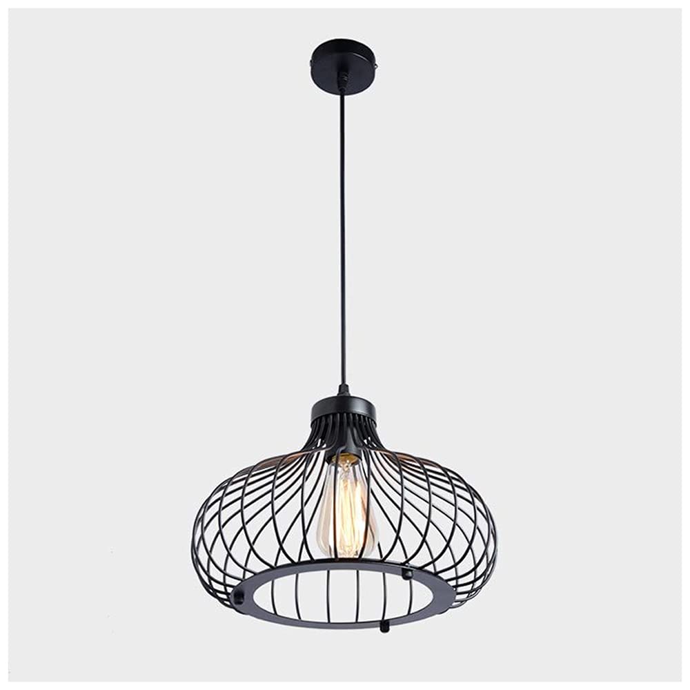 Vintage Industrial Metal Cage Black Cafe Loft Bar Pendant Light Lamp Shade