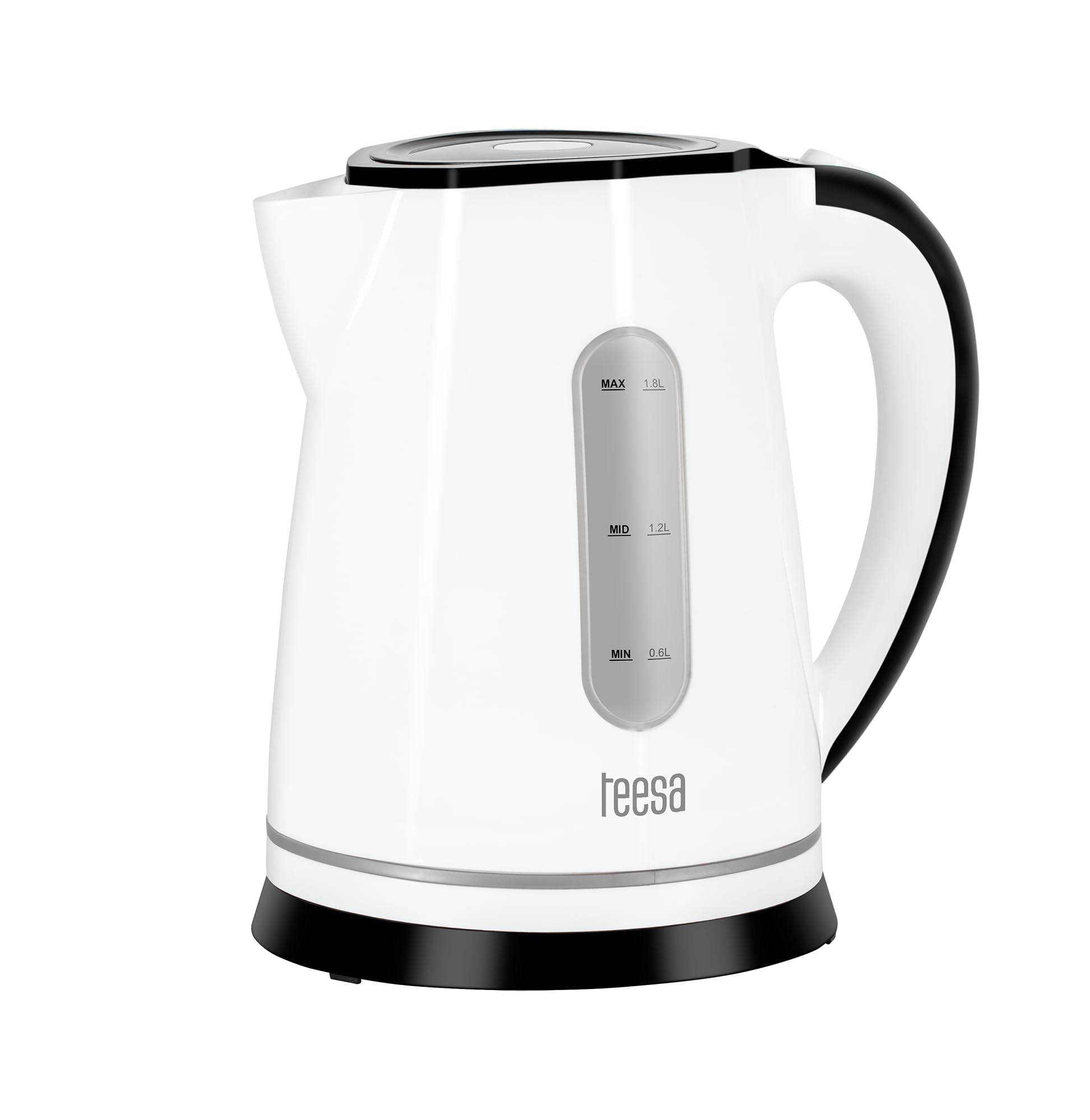 Teesa TSA1020W TSA1020W-​Hervidor de Agua inalámbrico, 2200 W, Plástico, Blanco