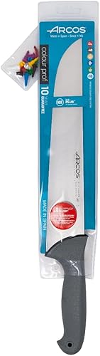 Miniatura 6 de Arcos Cuchillo de carnicero de acero inoxidable de nitrum de 12 pulgadas. Cuchillo de cocina profesional para cortar carne, pescado y verduras.