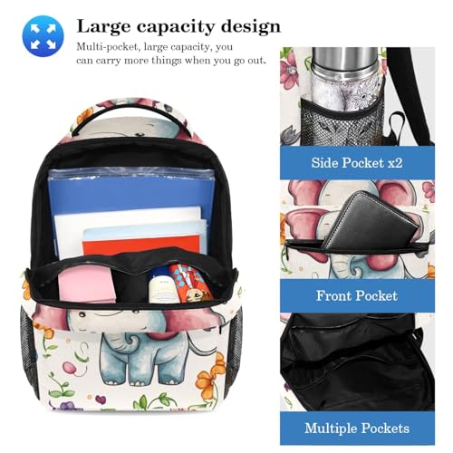 Cartable grande capacité éléphant pour ranger tous les cahiers