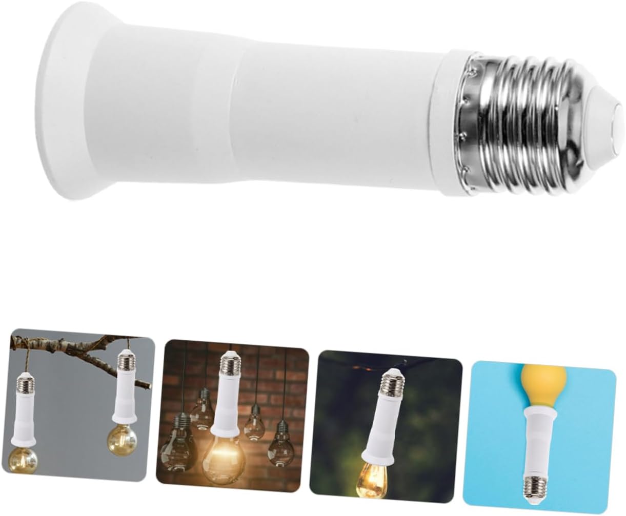 Cabilock 16pcs Light Bulb Socket Adapter for Versatile Lighting Applications Convenient Lamp Socket Extension for Home and Commercial Use