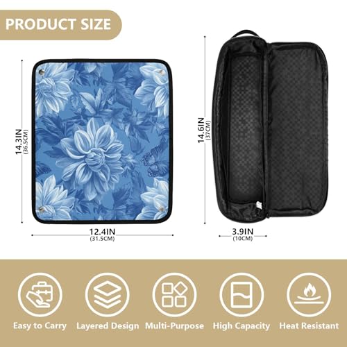 Bolso de viaje resistente al calor para herramientas de cabello miniatura 4