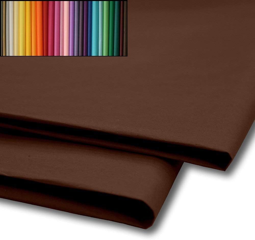 Pack of 50 Sheets Luxury Acid Free Tissue Paper Brown (51cm x 76cm