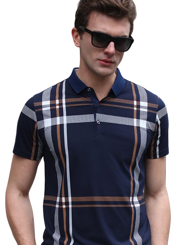 Noble MonkMen's Regular Fit Polo T Shirt |Half Sleeves |Collar Tshirts |Casual Tshirt for Men