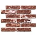 Commomy 3D Peel and Stick Brick,Ultralight Thin PVC Faux Brick Wall Panels,10 Pcs 15.74"x11.8" Fake Brick Tiles for Quick Intall Interior Kitchen,Bedroom,Living Room,RV,Not Real Brick,Not Heavy Tiles