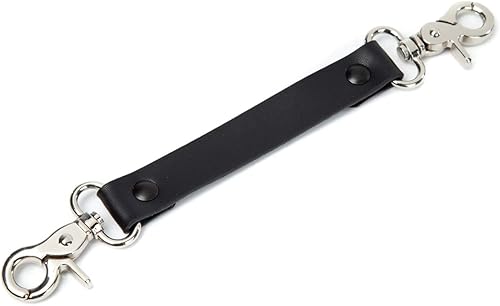 LUITON Correa de cuero antideslizante para correa de radio para bombero, correa antideslizante para funda de radio bidireccional compatible con