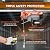CREWORKS Electric Hoist, 500lbs Electric Hoist with 328ft Wireless Remote Control 39ft Single Cable Lifting Height, 510W Single Double Slings Hoist Lift Ceiling Winch for Factory Warehouse Garage