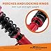 maXpeedingrods Coilovers for BMW E36 1992-1999, 24 Levels Damping Adjustment Coilovers Suspension Kit, Height Adjustable Shock Absorber Struts, Lowering Kit, Red