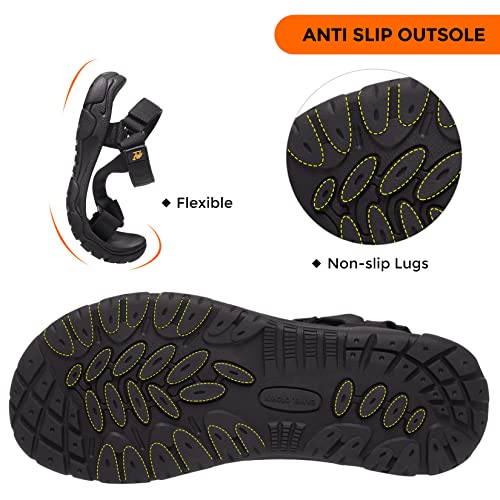 Camelsports Men's Hiking Sandals Open Toe Outdoor Beach Sandal Waterproof Sport Sandals Water Shoes For Athletic Walking #TOP4