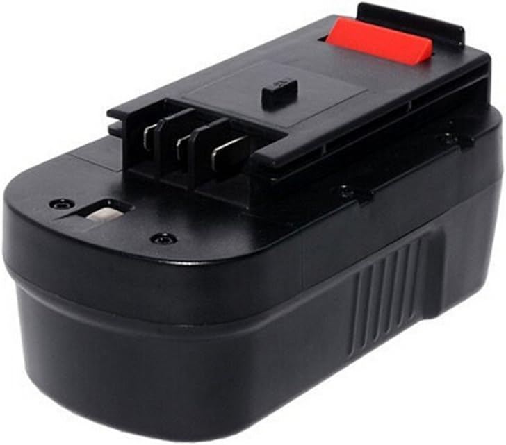 Replacement Power Tool 18V Ni-Cd 2000mAh Battery for Black & Decker Impact Driver 244760-00, A1718, A18, HPB18, HPB18-OPE, FS18BX, FS18FL, FSB18, Firestorm FS180BX