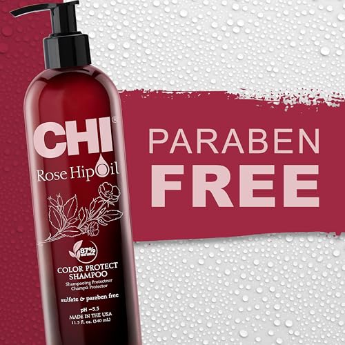 CHI Rosehip Oil Protecting Shampoo, 11.5 Oz - image 6