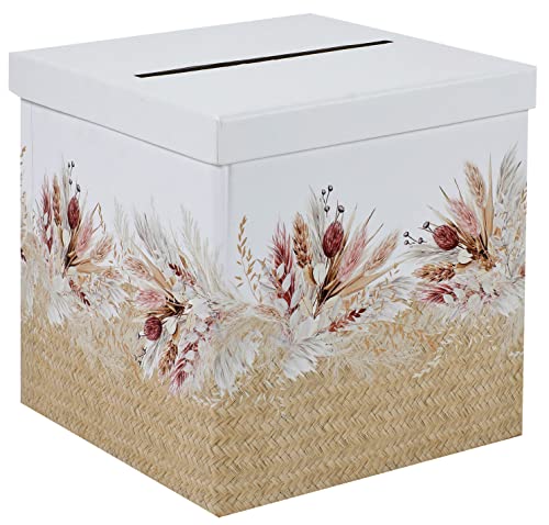 1 Tirelire urne en Carton sur Le thème Nature Champêtre et décoration Florale 20cm REF/8063