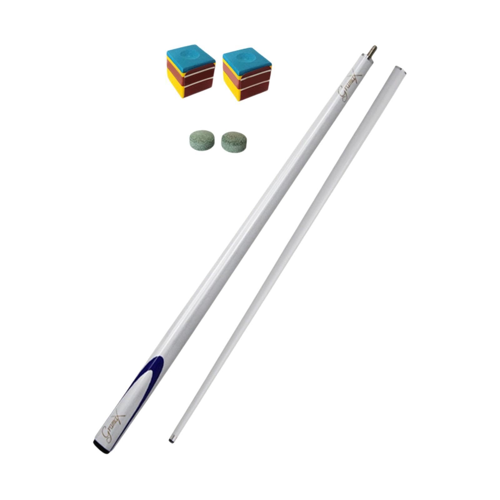 rockible Pool Cue Stick Billiard Pool Stick Carbon Fiber Billiard Cue Stick for Beginners, White