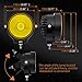 LED Round Yellow Driving Fog Lights 2Pcs 4 Inch Super Bright LED Pod Lights for ATV UTV SUV Pickup Motorcycle Truck Car Golf Boat