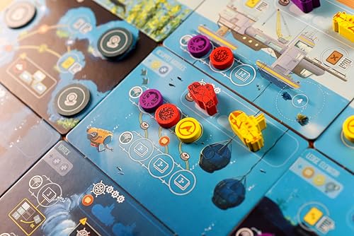 Endeavor: Deep Sea juego de mesa estrategia de 1-4 jugadores miniatura 6