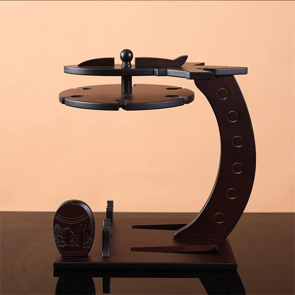 Solid Wood Wine Rack Retro Wooden Glass Upside Down Hanging