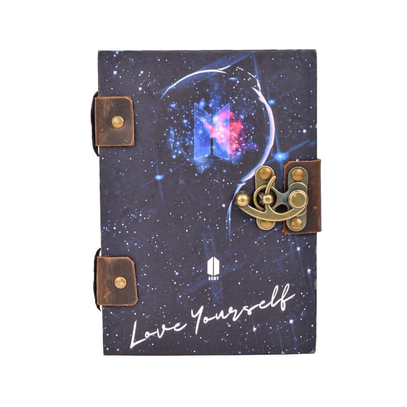 RusticVintage Love Yourself Journal Leather Diary with Antique Rustic Leather for Men and Women | Book of Shadows, Gift for him, Gift for her | Size- 7 X 5 inch (200 pages)