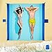 Serviette de Plage Anti Sable Couverture Picnic - Tapis de Plage Natte de Plage Pliable Grande Serviette de Plage 200 * 210cm, Plage Accessoire Drap de Plage Tapis Pique Niques Impermeable Drap Plage