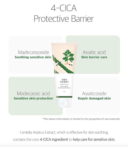 image for ROUND LAB Mugwort Calming Cleanser | Cleanse and calm simultaneously, 