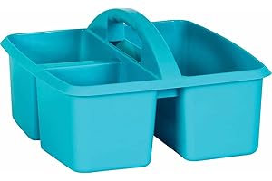School Caddy Teal Plastic Storage Caddy, 1 Count