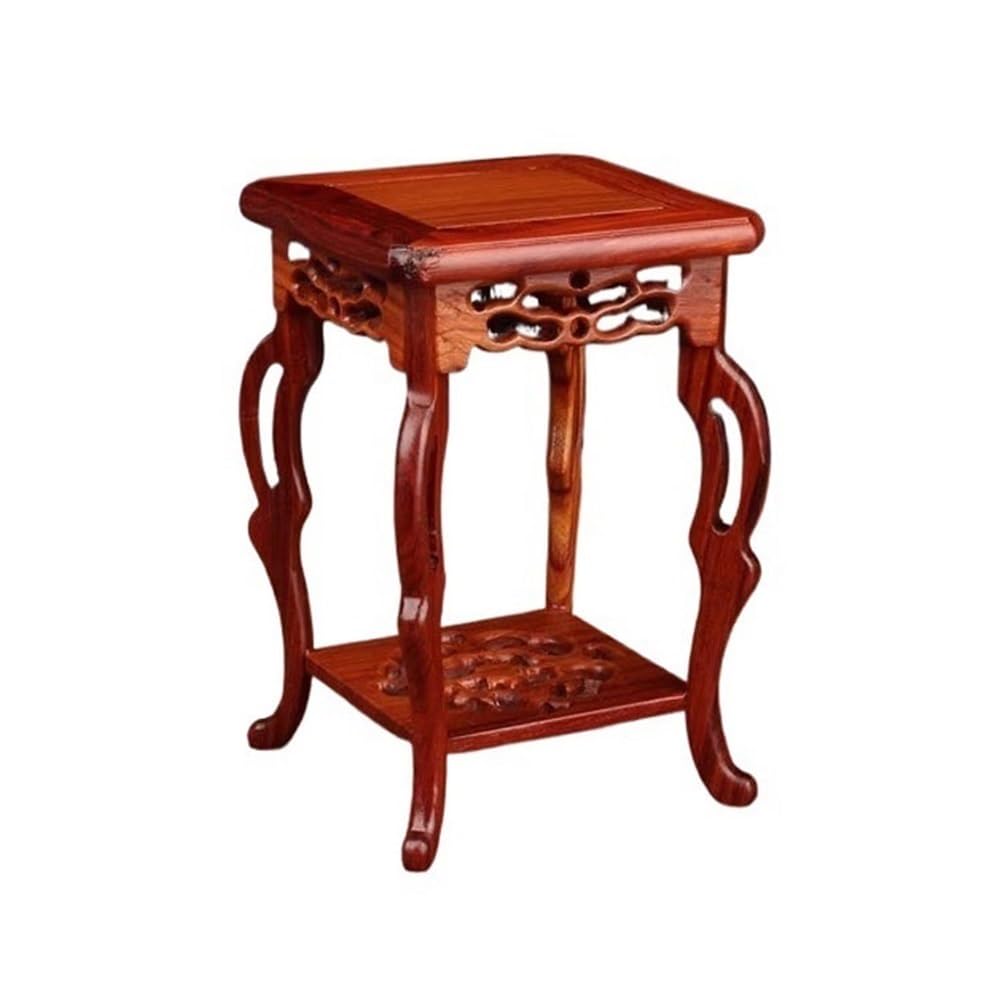 V2t9R4m7 Bonsai pot stand Red Sandalwood Bonsai Display Stool, Teapot Vase Base for Home Office Decoration Bonsai display stand(Large)