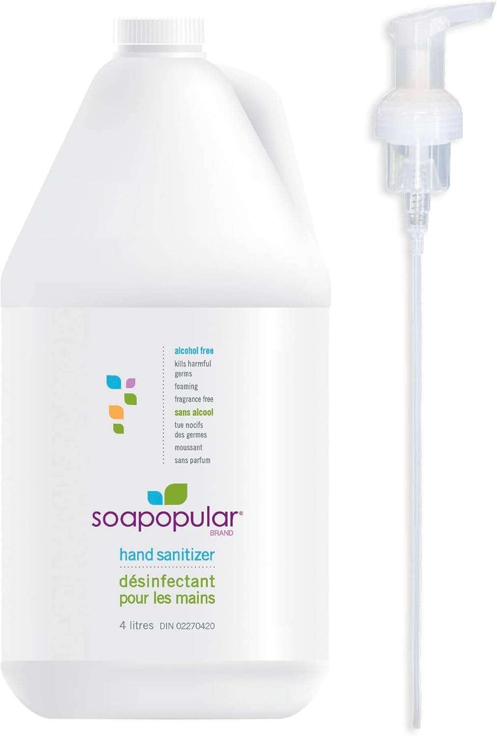 Soapopular Alcohol Free Foam Hand Sanitizer, 0.15 Benzalkonium