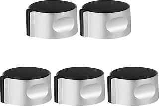 Generic 5 Pcs Botão de Fogão a Gás Metal Cooktop Fogão Forno Botões de Substituição Botões de Metal Fogão Botões para Forno Fogão