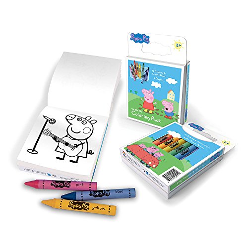 Peppa Pig On The Go Coloring Activity Pack With 8 Jumbo Crayons #TOP2
