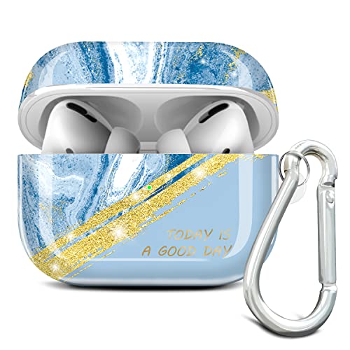 Protection AirPods Pro 1 en TPU premium bleu pour femme et fille