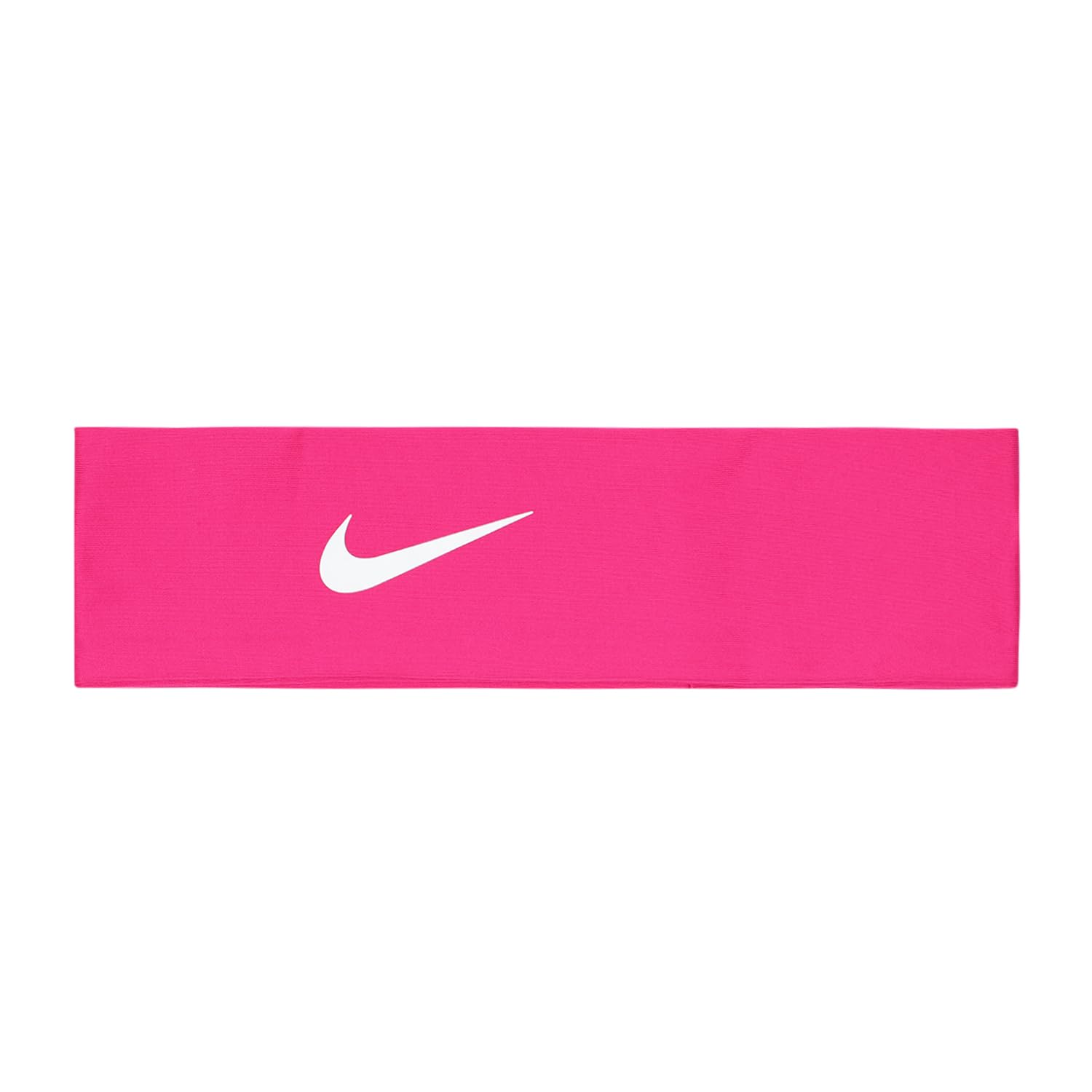 Nike Men's Dri-Fit Fury Classic Headband, Running, Fitness, Training, Sports Hairband, Sweat-Wicking, Vivid Pink/White/White, One Size