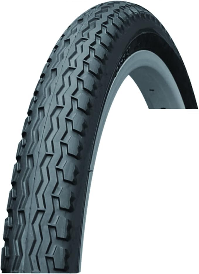 Fischer 60009 - Cubierta de bicicleta de paseo (12 1/2 x 2 1/4), color negro