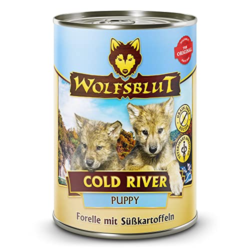 Produktbild von Wolfsblut Cold River Puppy Forelle mit Süßkartoffel - 6 x 395 g