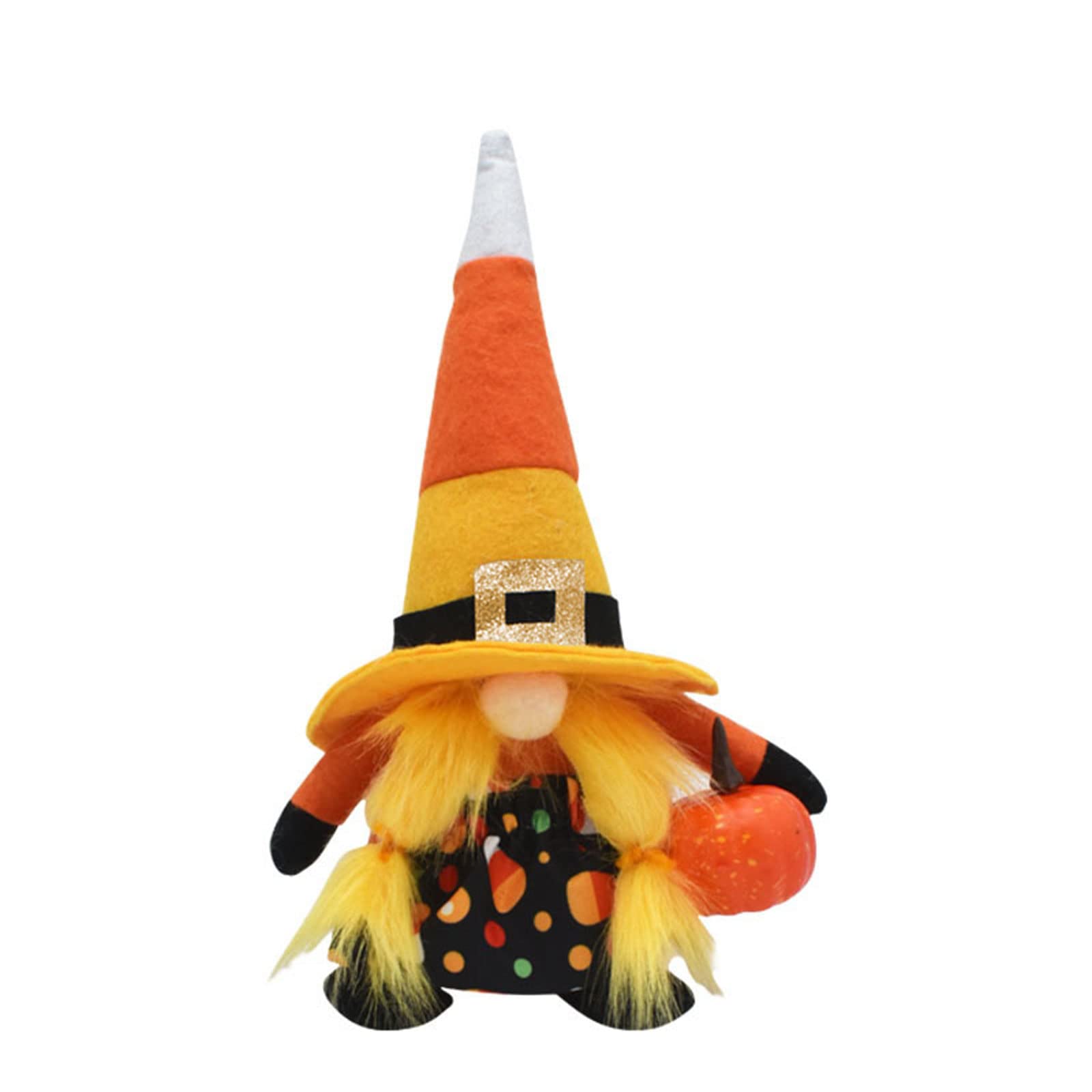 Buxuaaaa Lovely Thanksgiving Decoration Rudolf for Doll Long Cap Rudolf Design Dwarf Figurine for Doll Harvest Ornam Dwarf