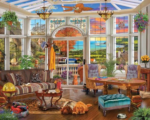 Garden Room Jigsaw Puzzle - 1000 Pieces for Adults & Kids - Fun Family Activity