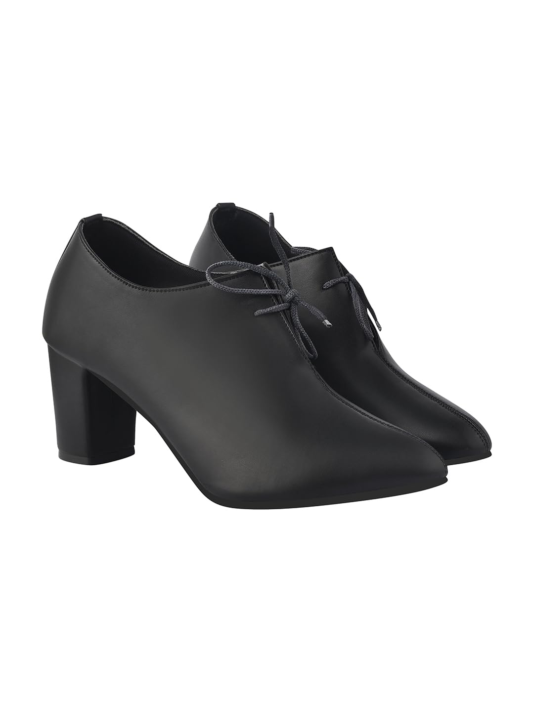 Women Lace Up Pump Heels