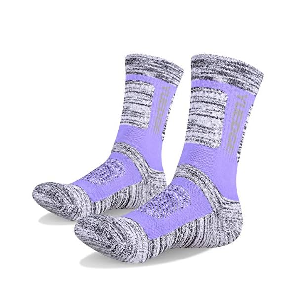 YUEDGE 5 paar Baumwolle Sportsocken für Damen Atmungsaktiv Hochleistung – Bild 6