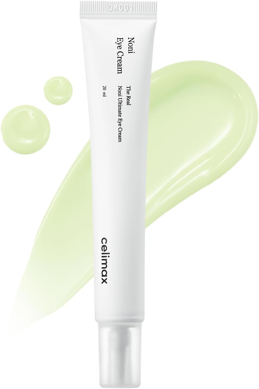 Real Noni Eye Cream | with Noni Extract & Bakuchiol (Retinol), Anti Aging, For Wrinkle, Crows Feet & Under Eye, Dark Circles, Brightening, Hydrating, Sensitive For Skin, 20ml